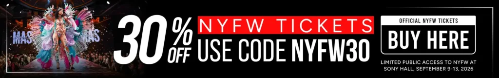 nyfw tickets 30 discount