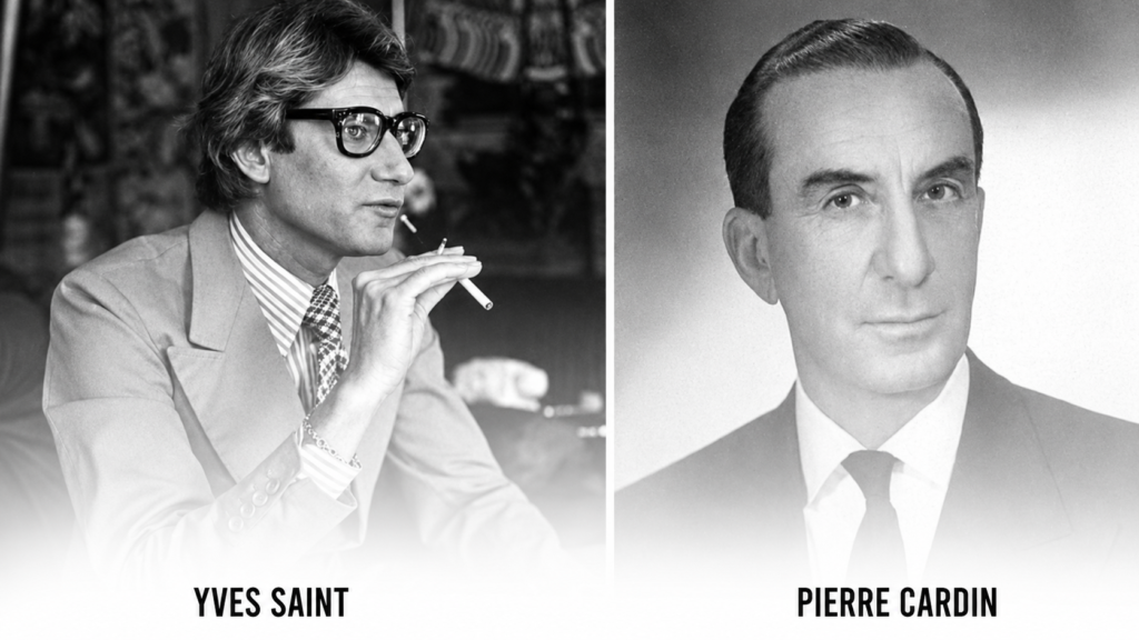 Yves Saint Laurent and Emilio Pucci