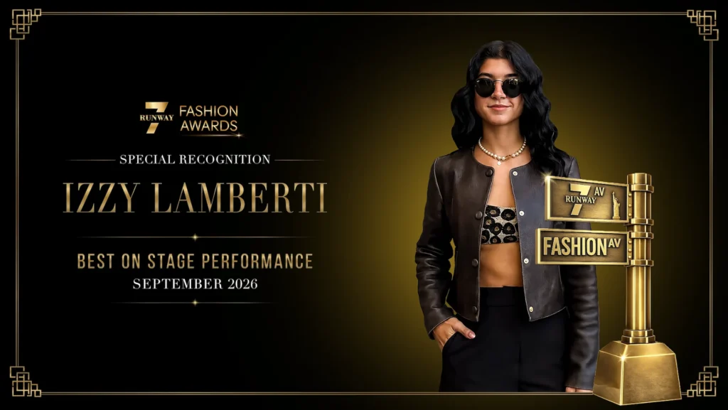 Izzy Lamberti to Receive Best On-Stage Performance Honor