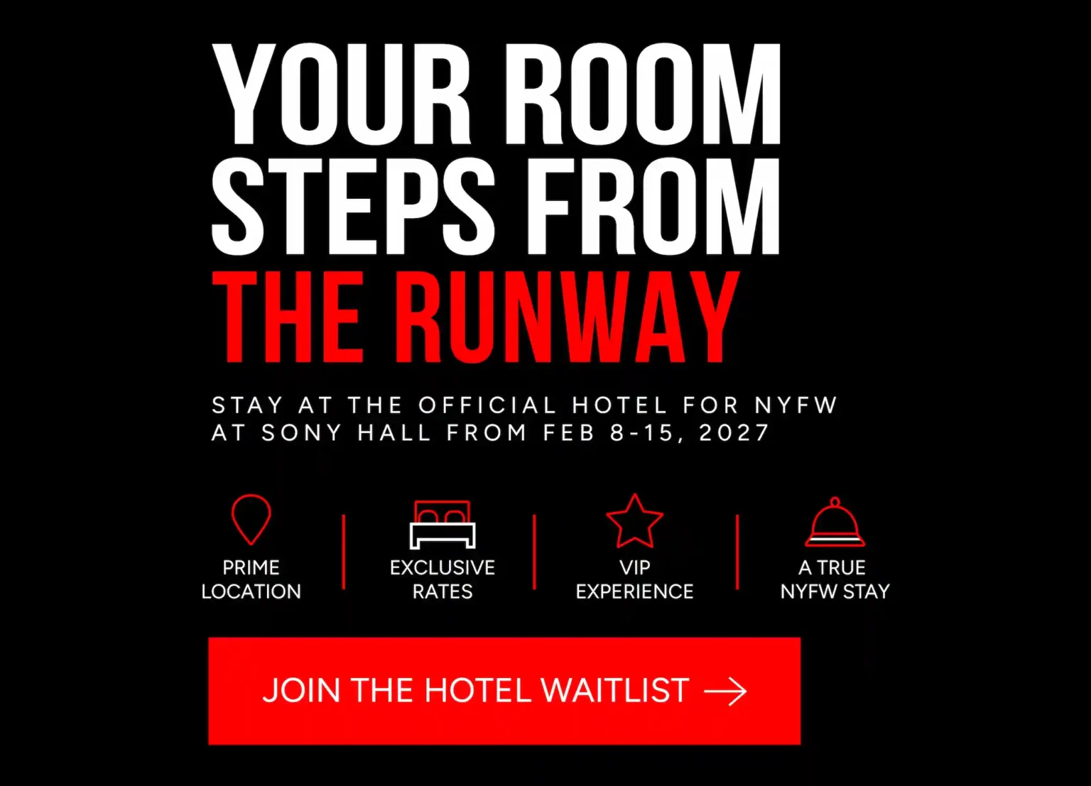 nyfw hotel february 2027