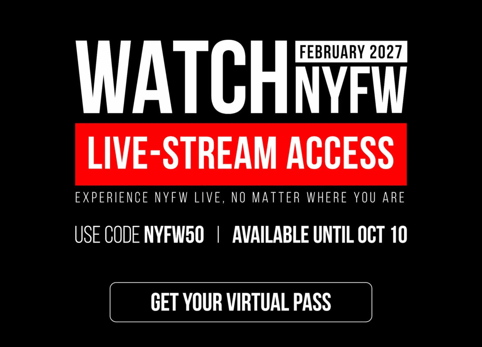 nyfw livestream february 2027