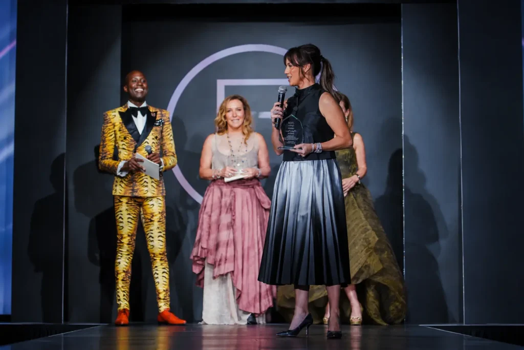 Gala de premios en el escenario