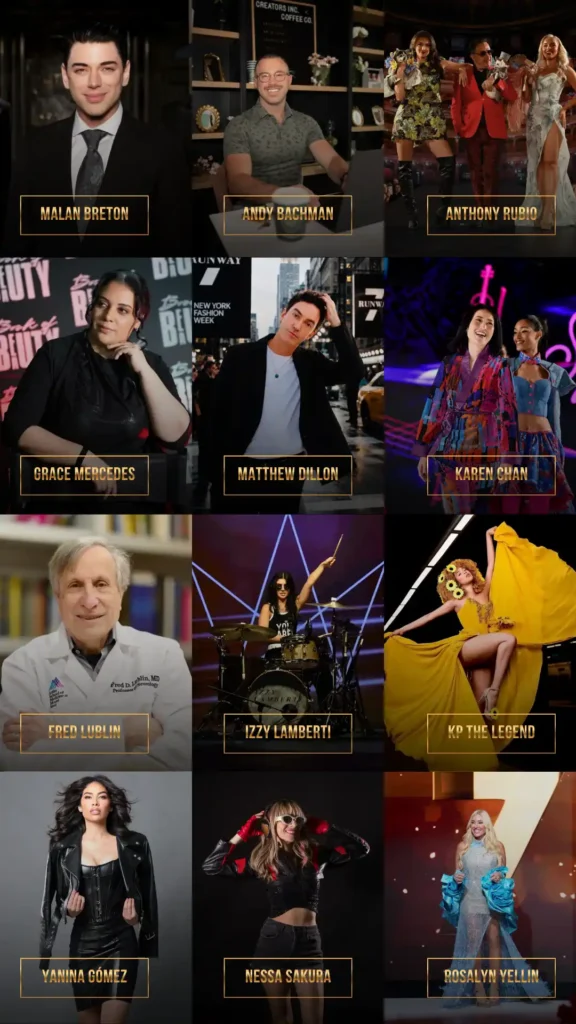 Honorees at a Glance