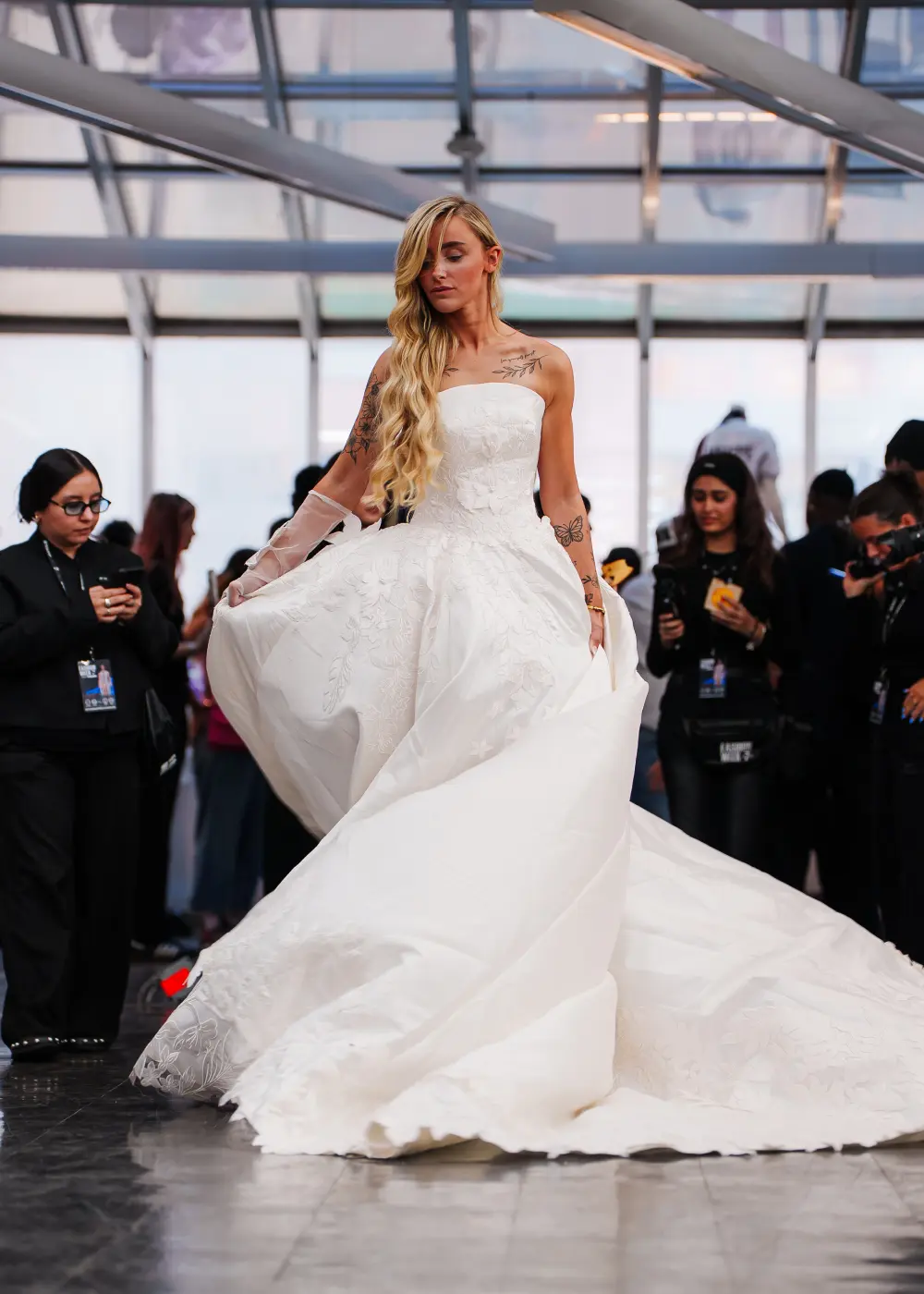 Fashion show fitting in NYC