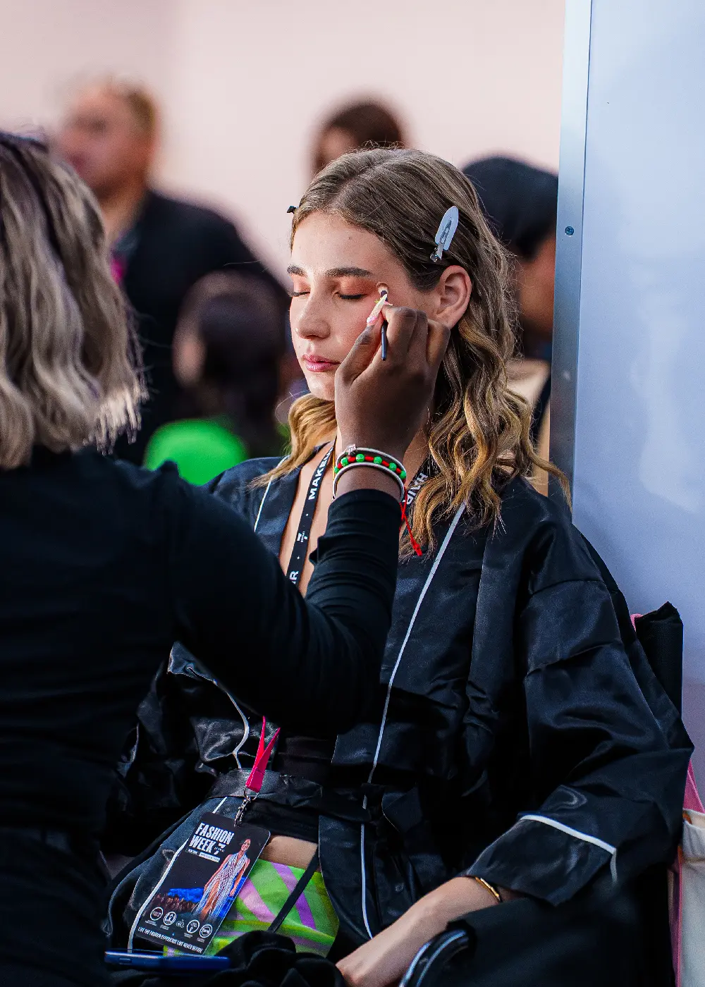 Fashion week fitting