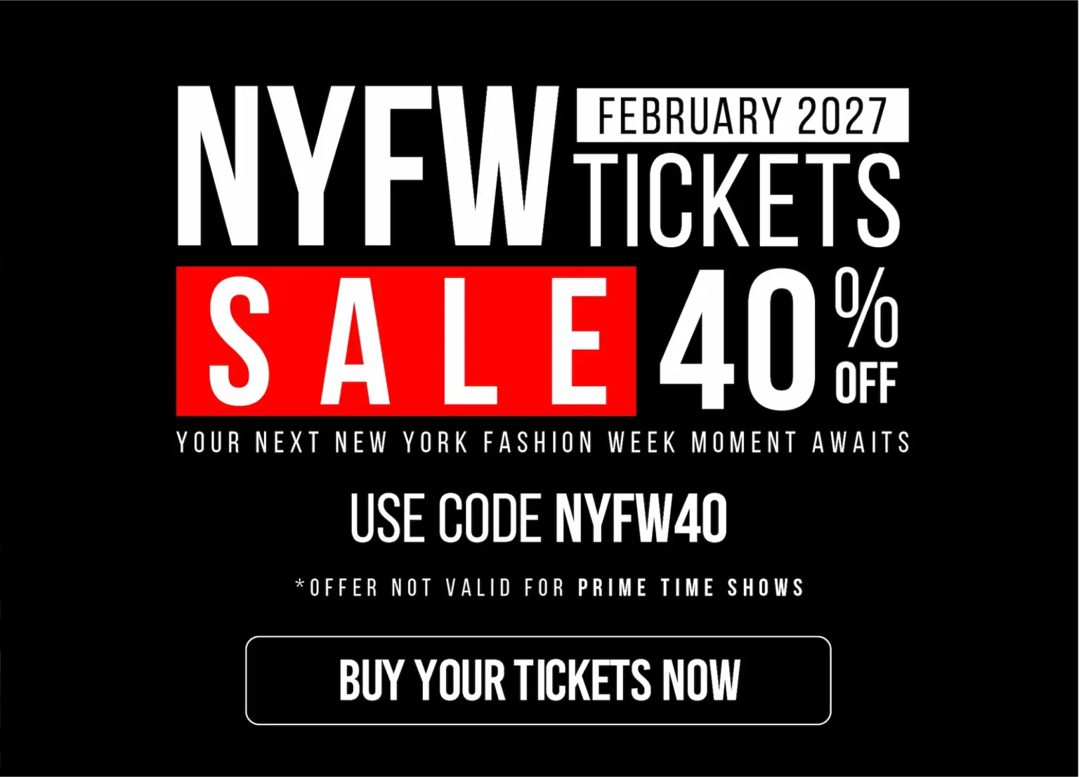 nyfw tickets 2027